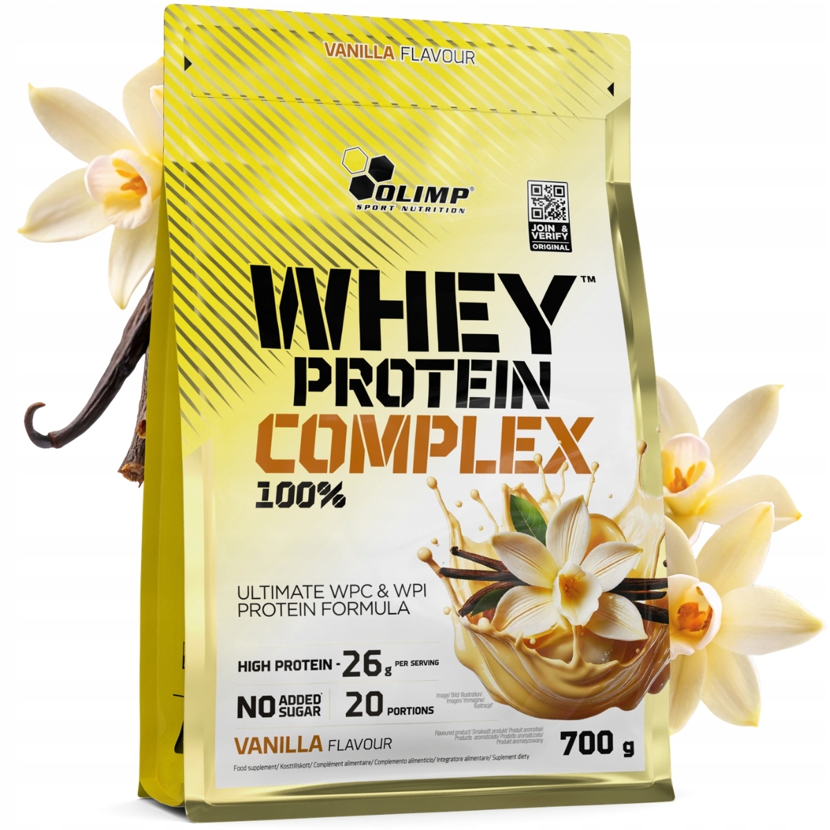Olimp Whey Protein Complex 700g Wpc Protein Wpi Vanilka