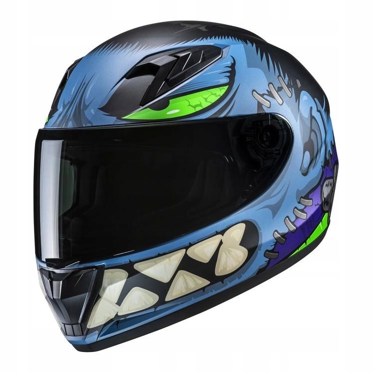 Detská motocyklová prilba Hjc Y10 Frank Blue/red modrá červená Zadarmo