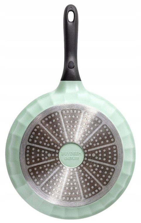 BUYDEEM Patelnia alum. nieprzywierająca 25 cm CP151 Cozy Greenish — 6
