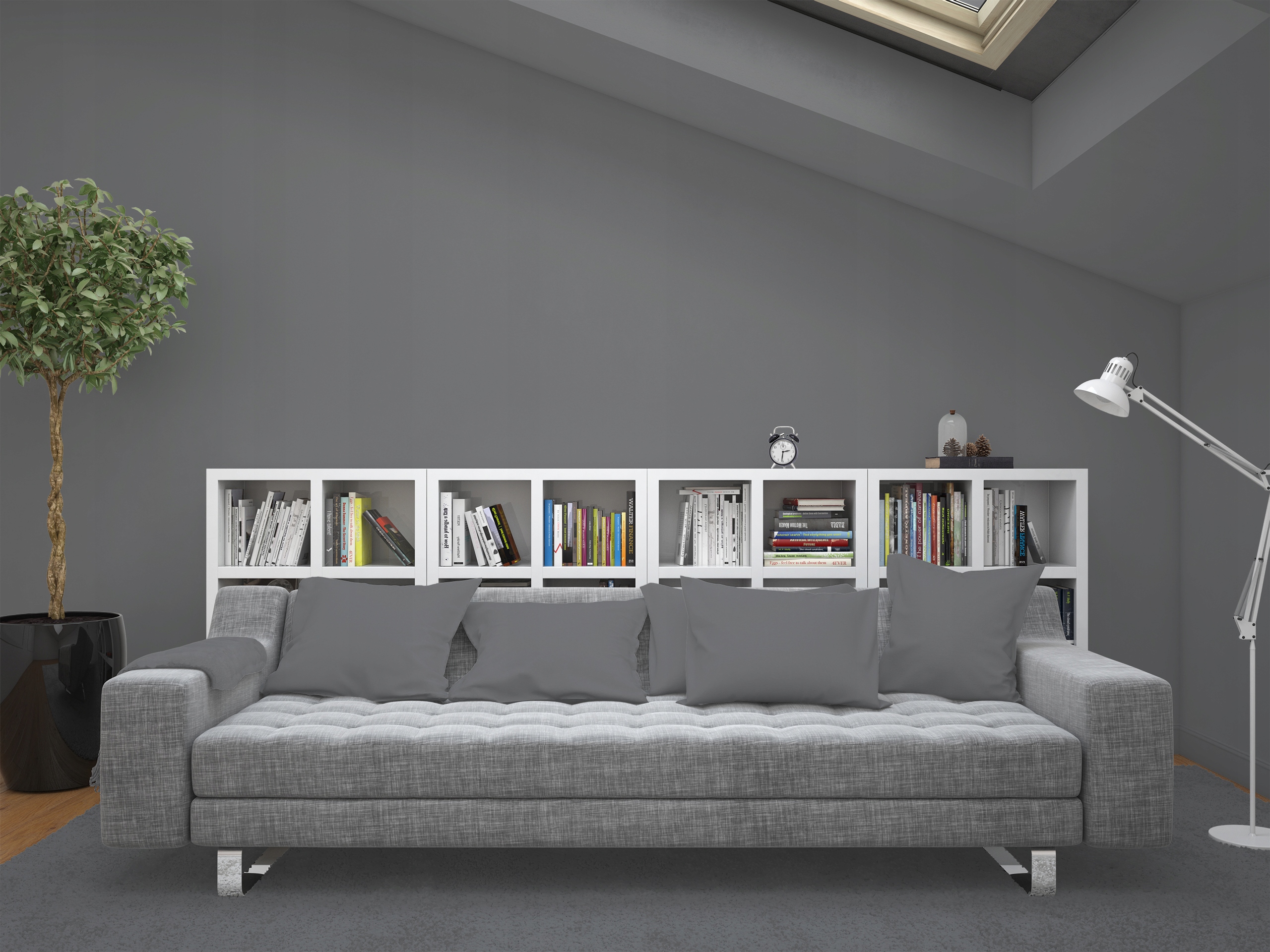 FARBA LATEKSOWA SZARA CIEMNA KOLOR SZARY CIEMNY 2L MATOWA Wielkość opakowania 2 l