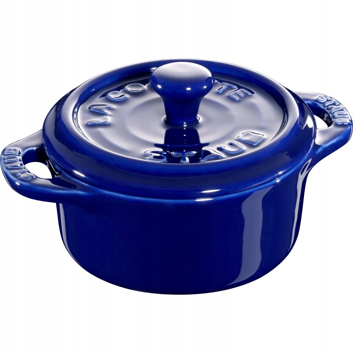 Mini Cocotte (kulatý Hrnec) 200 ml, Modrý dárkový Giving Staub