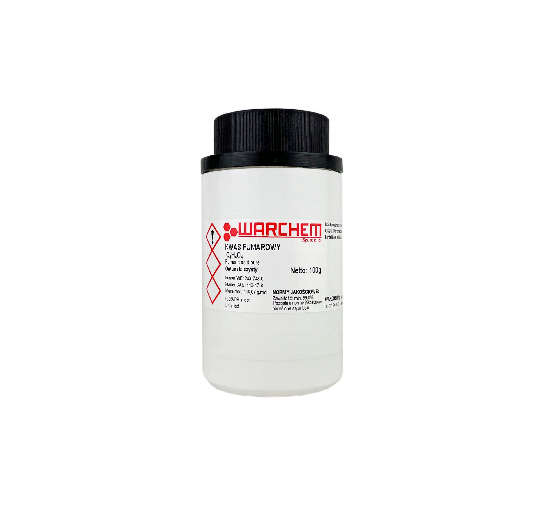

Kwas Fumarowy czysty 100g