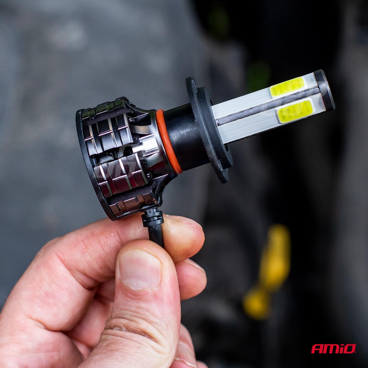 Żarówki LED HB4 COB WIĘCEJ ŚWIATŁA SUPER MOCNA Model COB 4Side