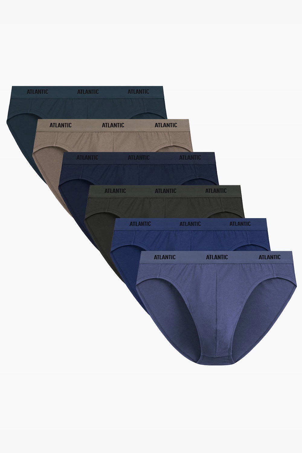 Slipy Atlantic 6SMP-004 6-pack bavlna multicolor L