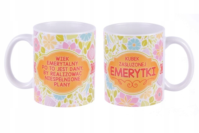 

Prezent dla pracownicy z okazji emerytury Kubek