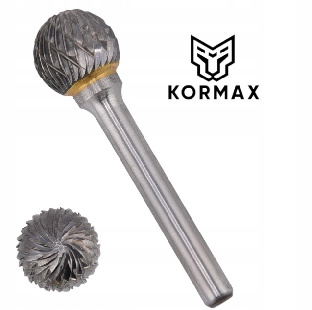 Fréza 14 mm pilníková rychlootáčková kulová 14x12x55x6 z karbidu Kormax Kud