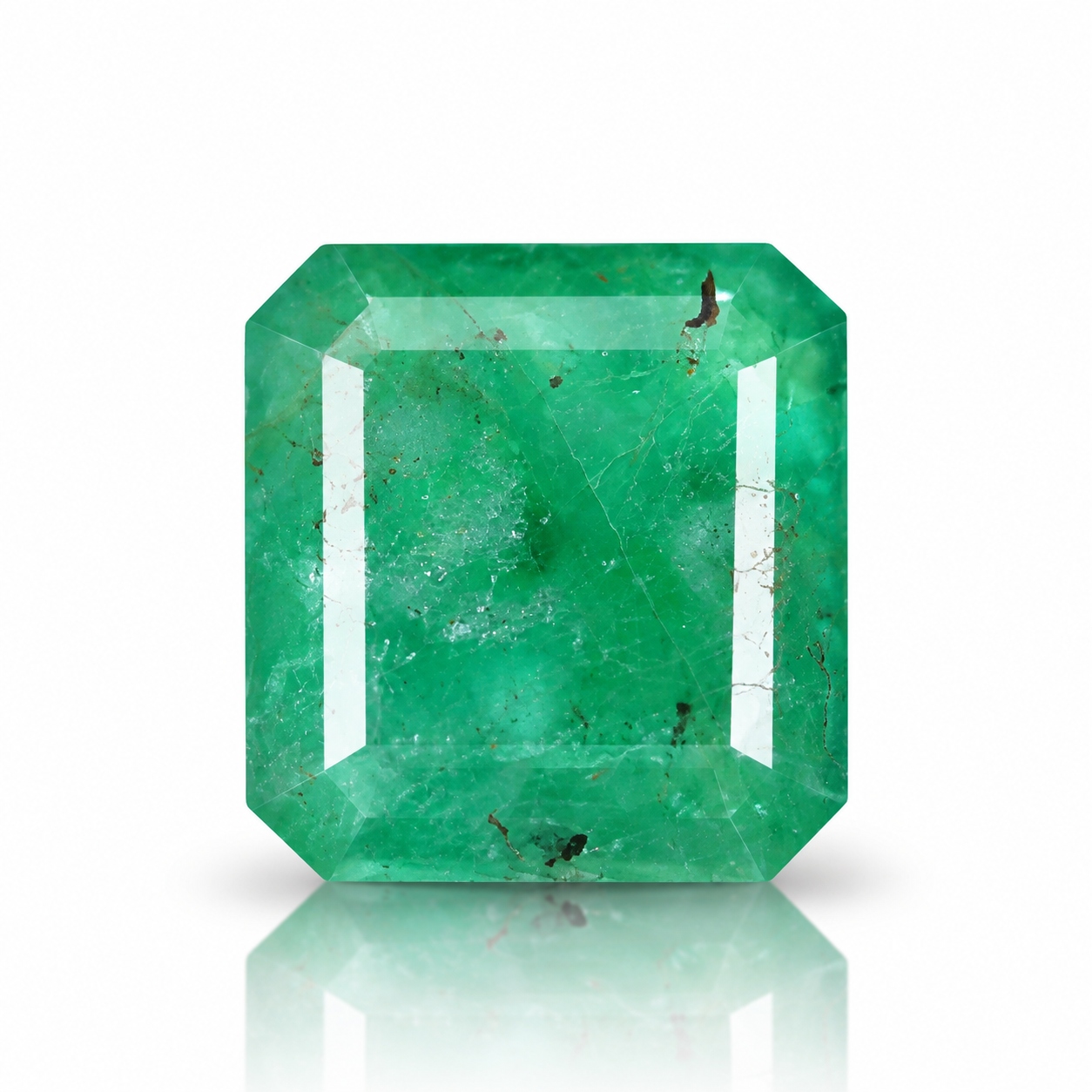 Přírodní Smaragd 2.80 ct Osmiúhelník Zambia I3 certifikát Wbd