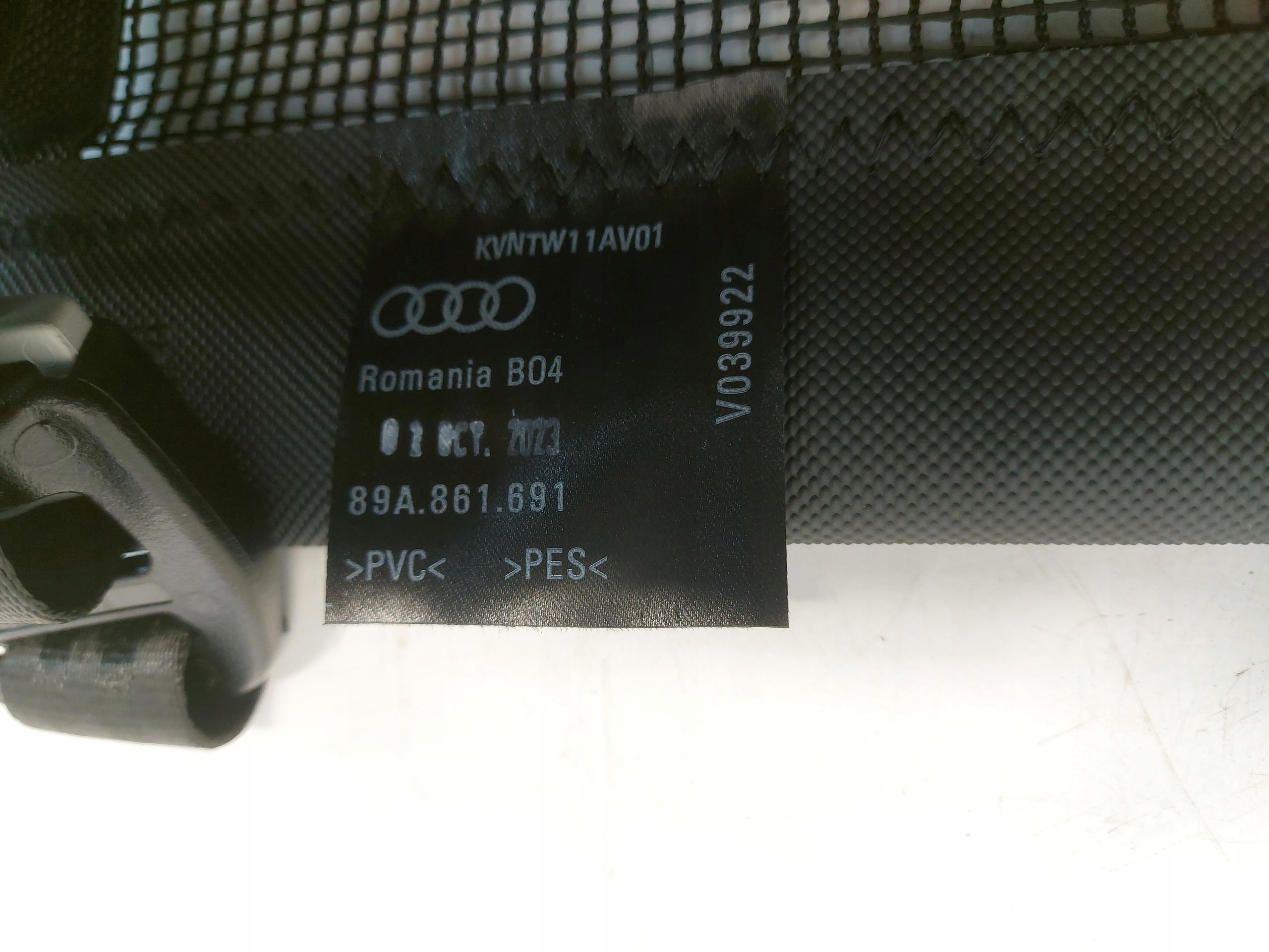 Audi Q4 40 E-TRON net boot organizer rear part rear 89a861691