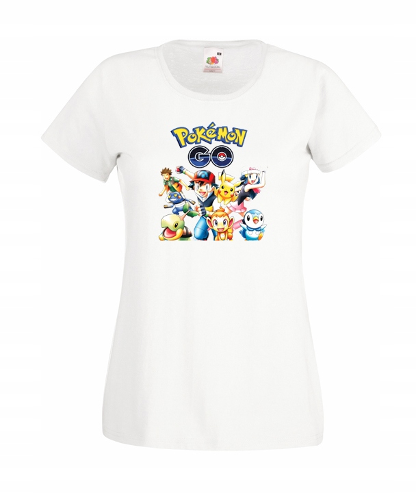 

S Koszulka Damska Pokemon Go Pikachu Pokeball