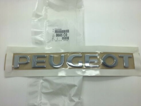 

Logo Emblemat Napis Peugeot Partner 307 8665C0 Oe