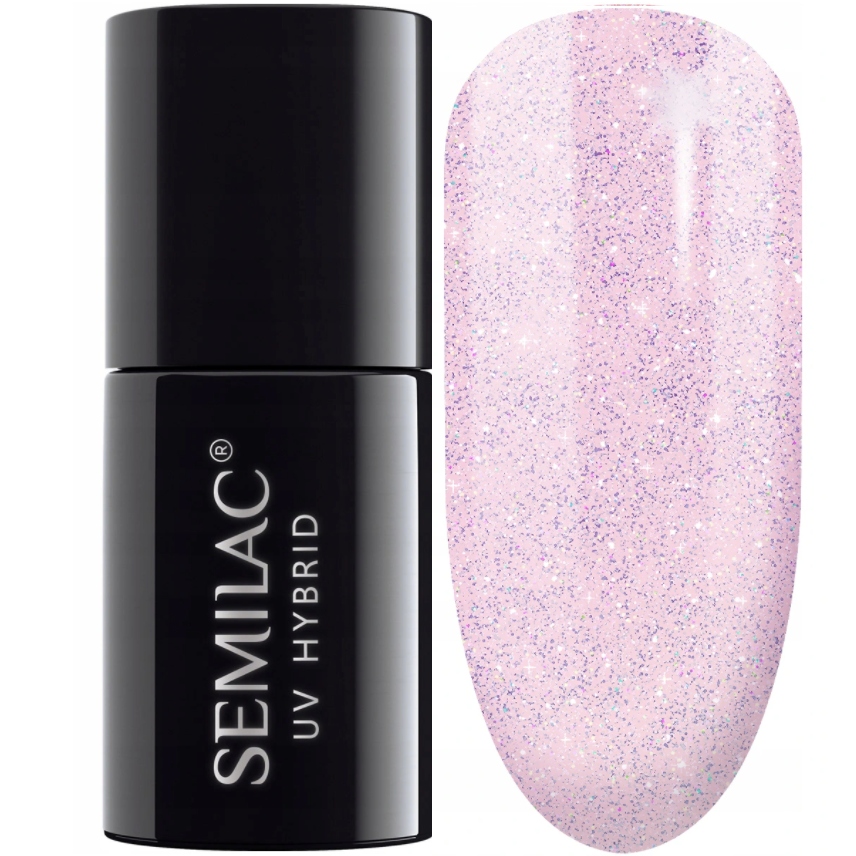 

Semilac Extend Base 5w1 Glitter Delicate Pink 806