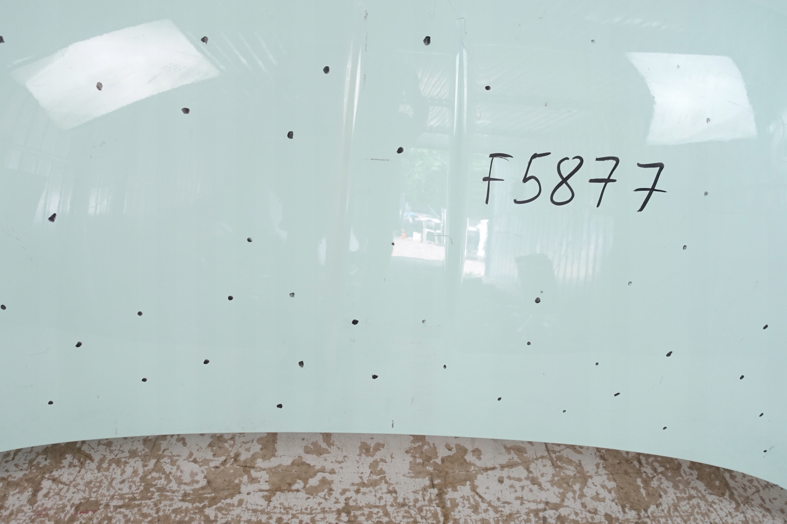 FIAT 500 2007- Abdeckung motorhaube Hagel!