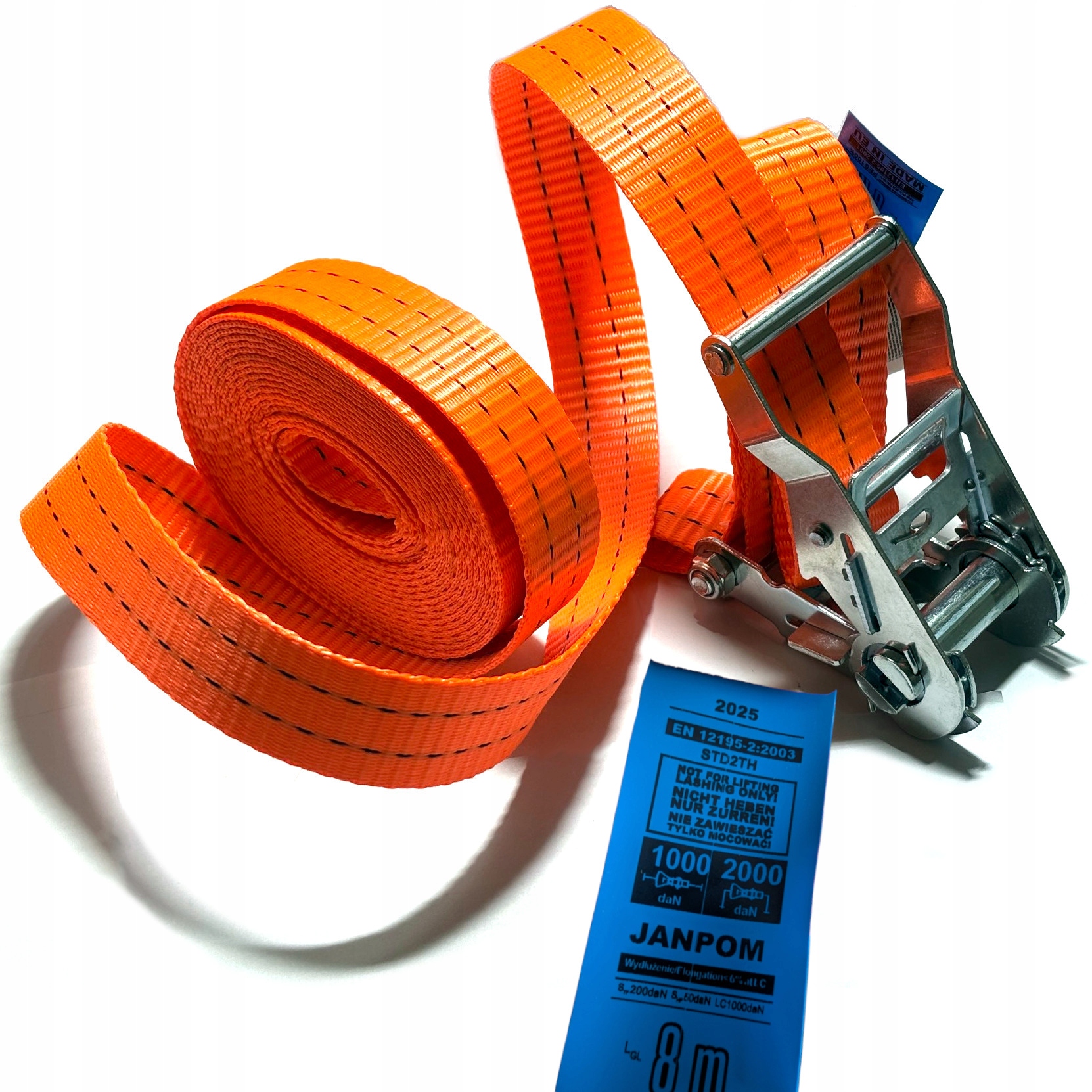 Pas Transportowy 8M 35MM 2T pasy transportowe Do Opasania 1-CZĘSCIOWY Tuv