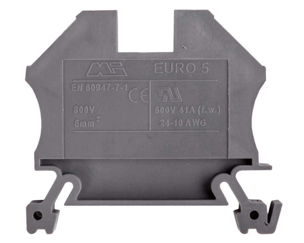 

Złączka szynowa 2-przewodowa 6mm2 Euro 43407