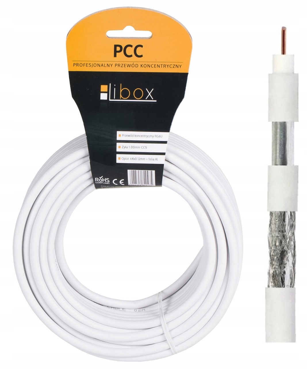 ANTENA CZASZA SATELITARNA 80 ZESTAW SINGLE HD 4K Model 800SAE-J