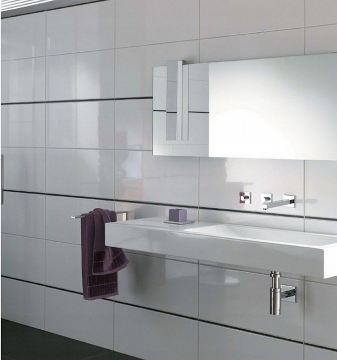 PŁYTKA WHITE BIAŁA 25X60 WYSOKI POŁYSK GAT. I Typ gres