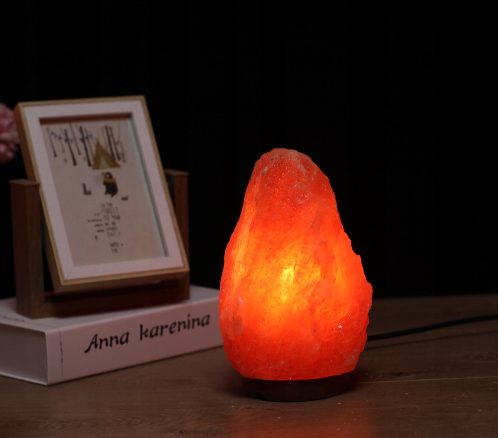 LAMPA SOLNA JONIZATOR SÓL HIMALAJSKA 2w1 LAMPKA NOCNA 2-3KG SOLI NATURALNA Stan opakowania oryginalne