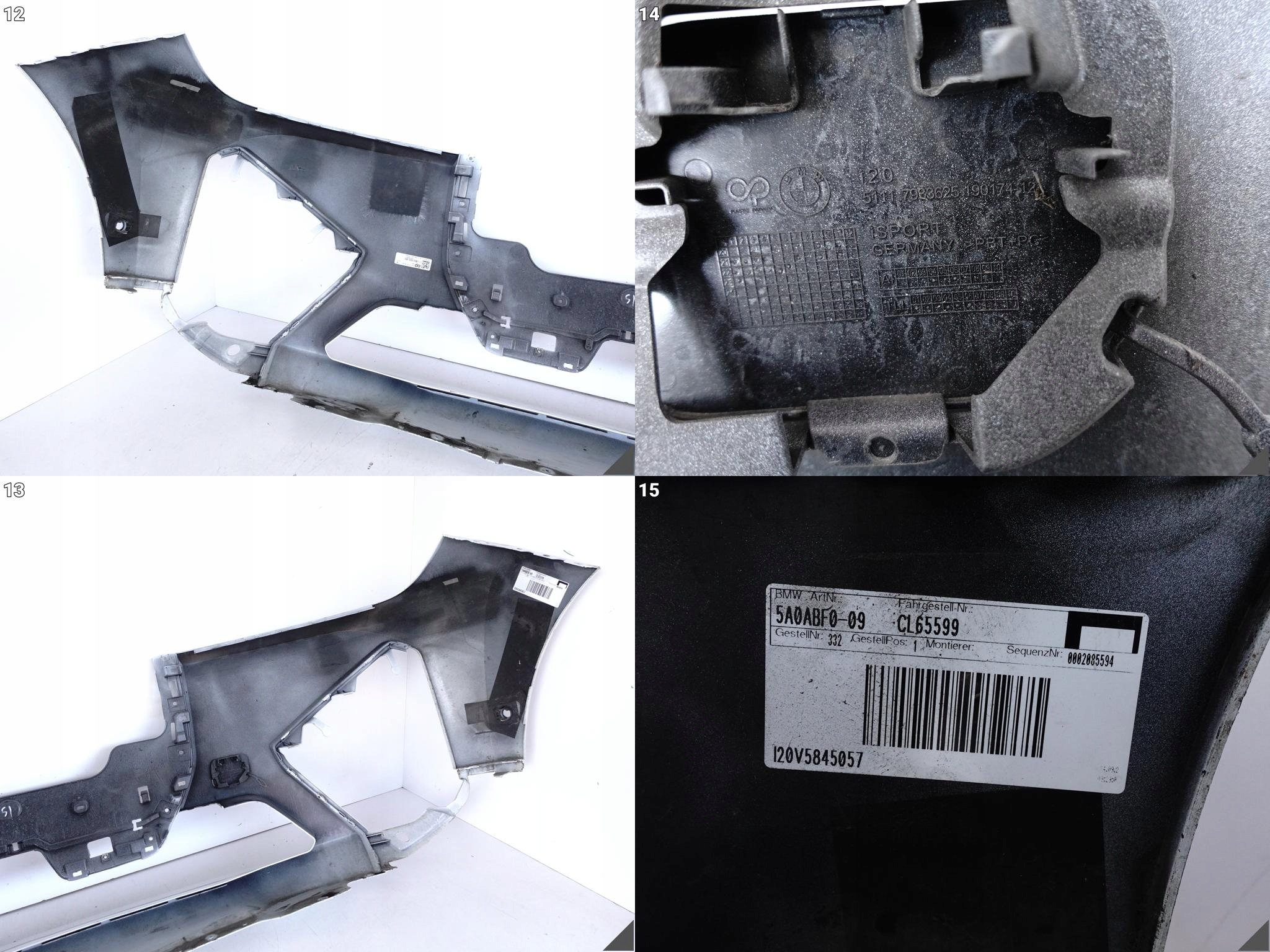 BMW IX I20 M60 21-25 m-packet MSP bumper BUMPER front (6xPDC) 7933621
