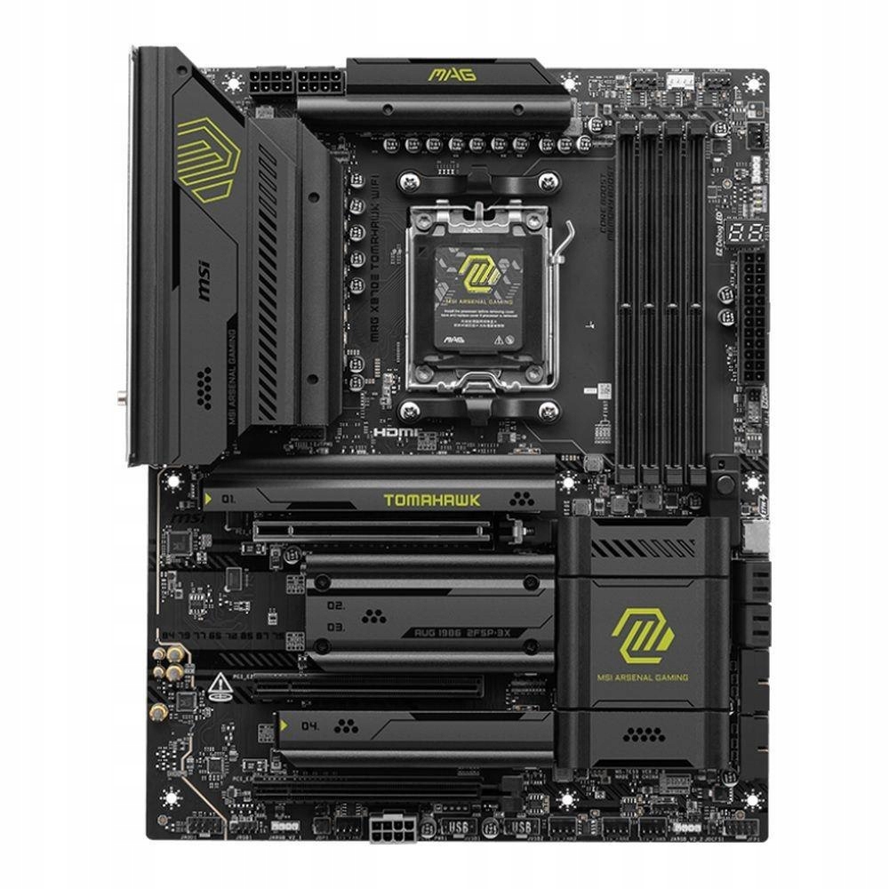 Doska Msi Mag X870E Tomahawk Wifi /amd X870/DDR5/SATA3/M.2/ USB4/WiFi/ Bt/p