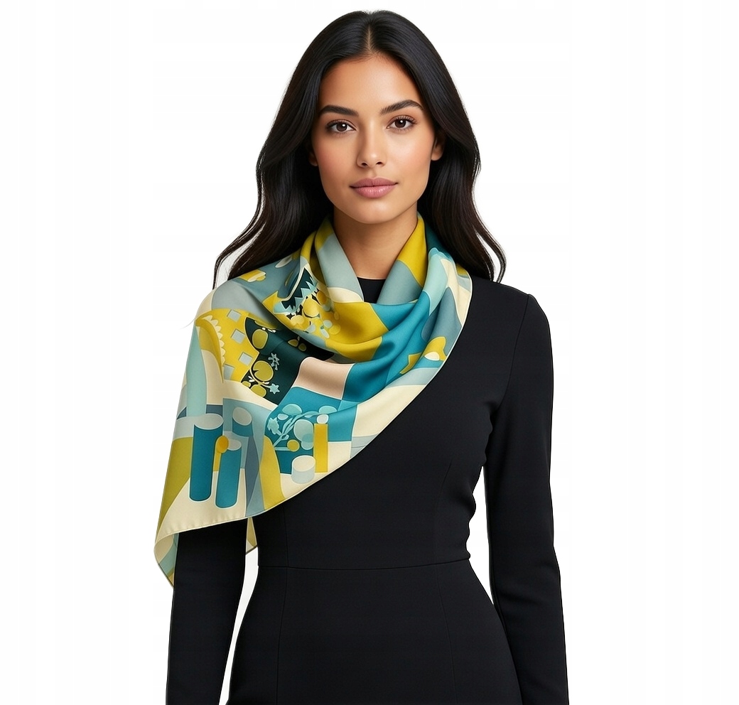 Hedvábný Šátek 100% Přírodní Morušový Hedvábí, Prémiová Kvalita+