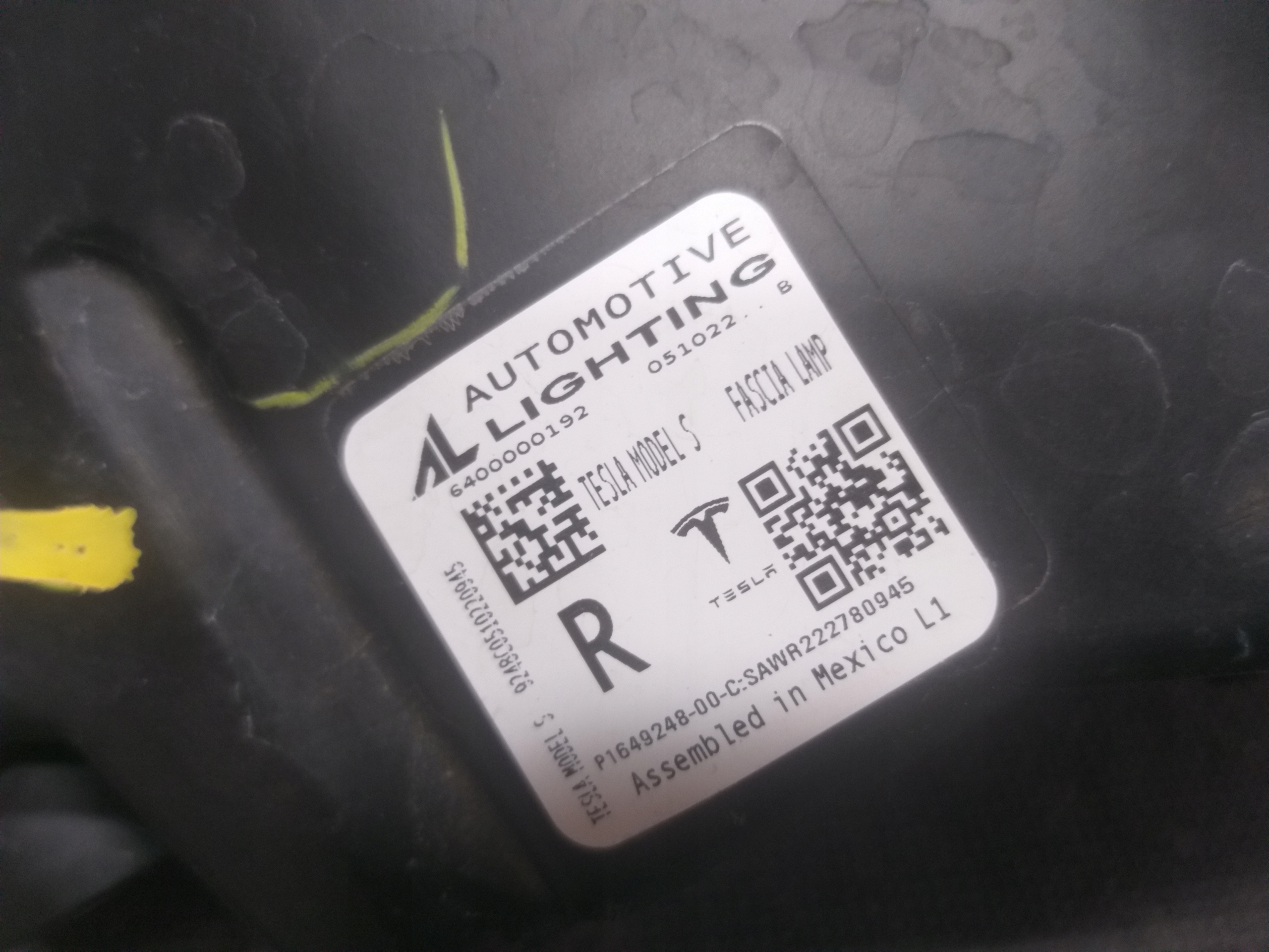 Nebelscheinwerfer rechts TESLA S LIFT 21- LED P1649248-00