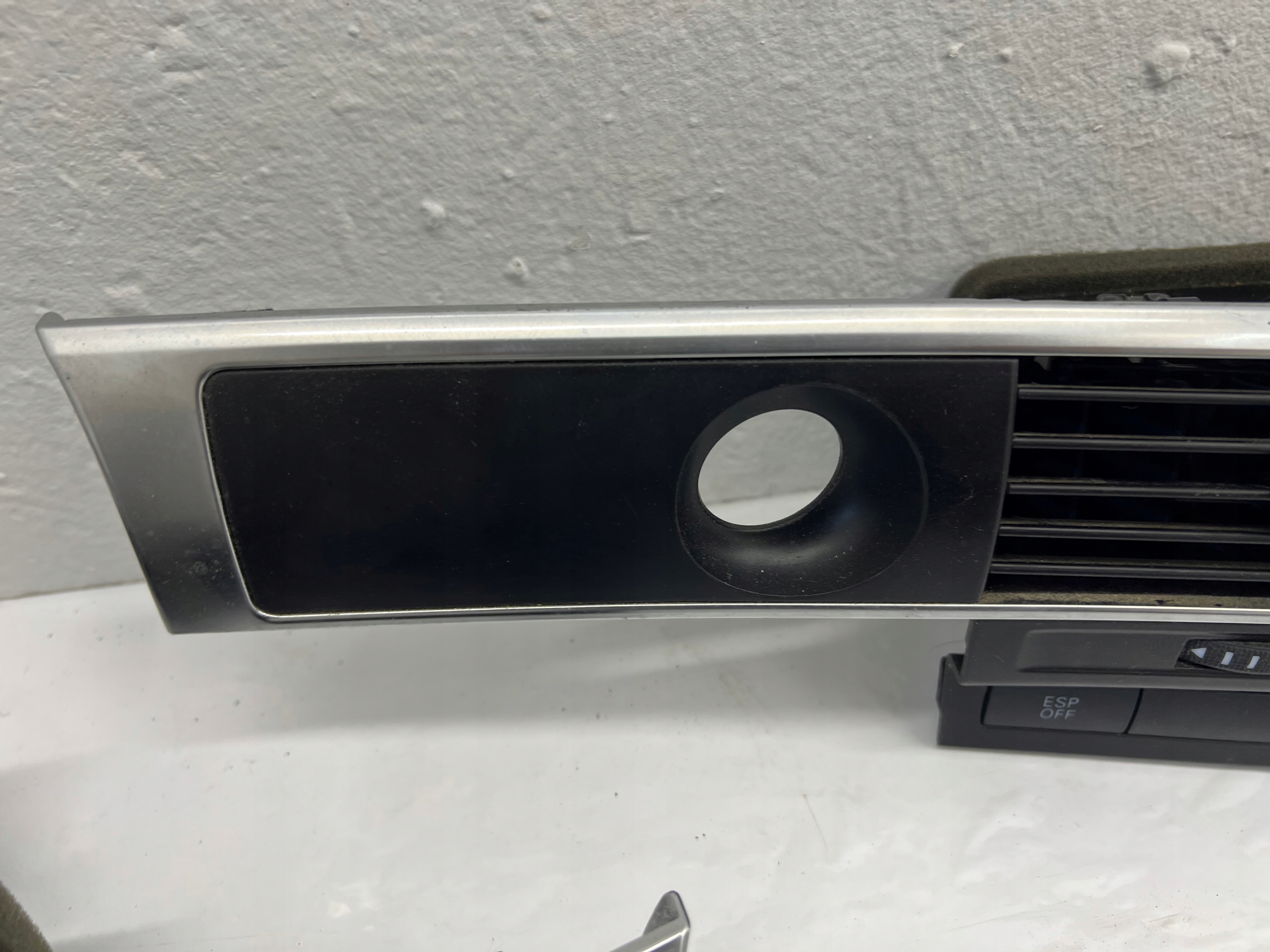 grid air conditioning devices central right left KOMPLET black AUDI A6 C6 LIFT