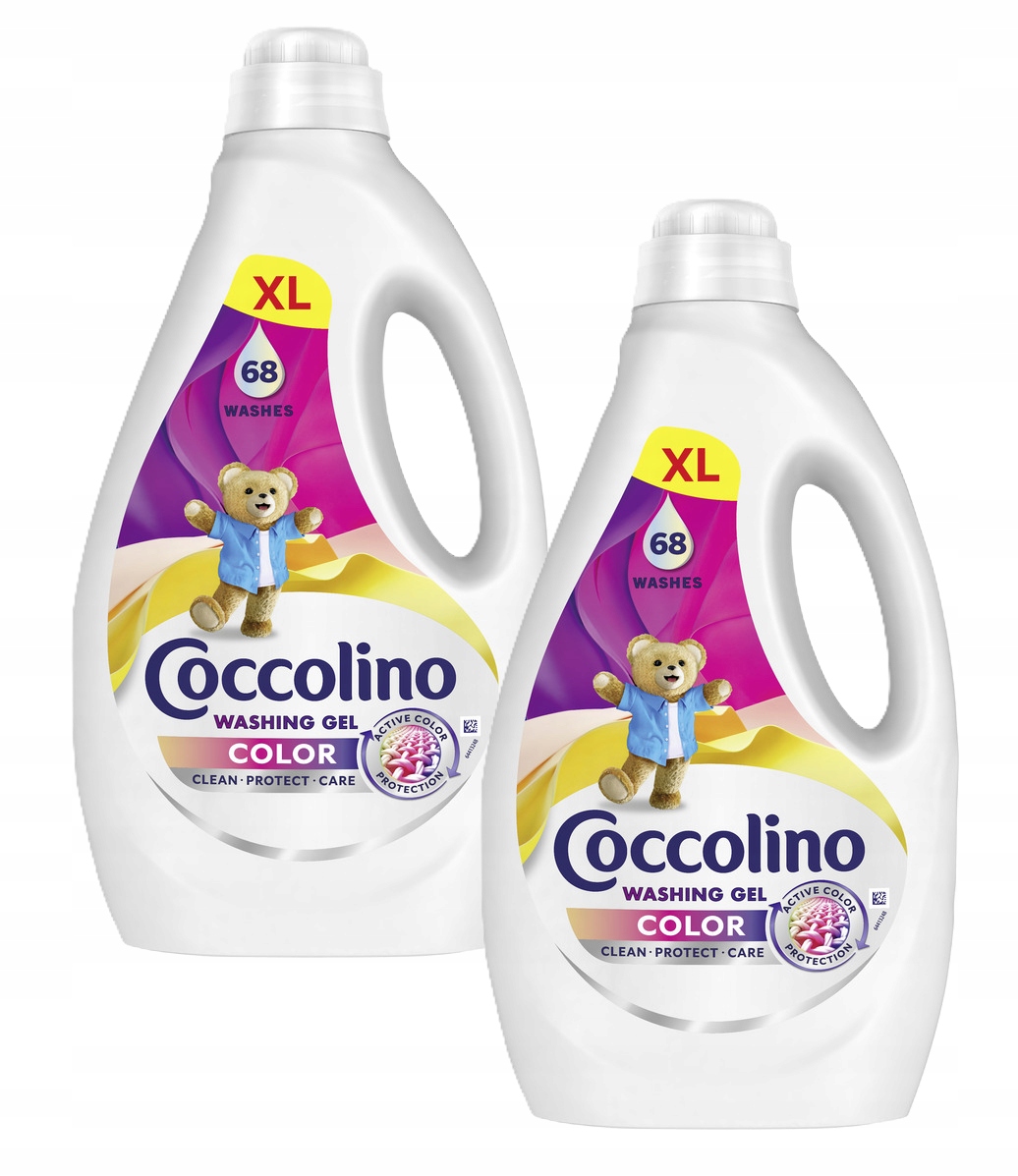 Żel do prania Coccolino Care Color 136 prań 2x2,72L (136prań)
