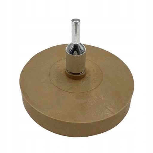 KRĄŻEK GUMOWY DO USUWANIA KLEJU FELG Z ADAPTEREM NA WIERTARKĘ Marka Falon-Tech