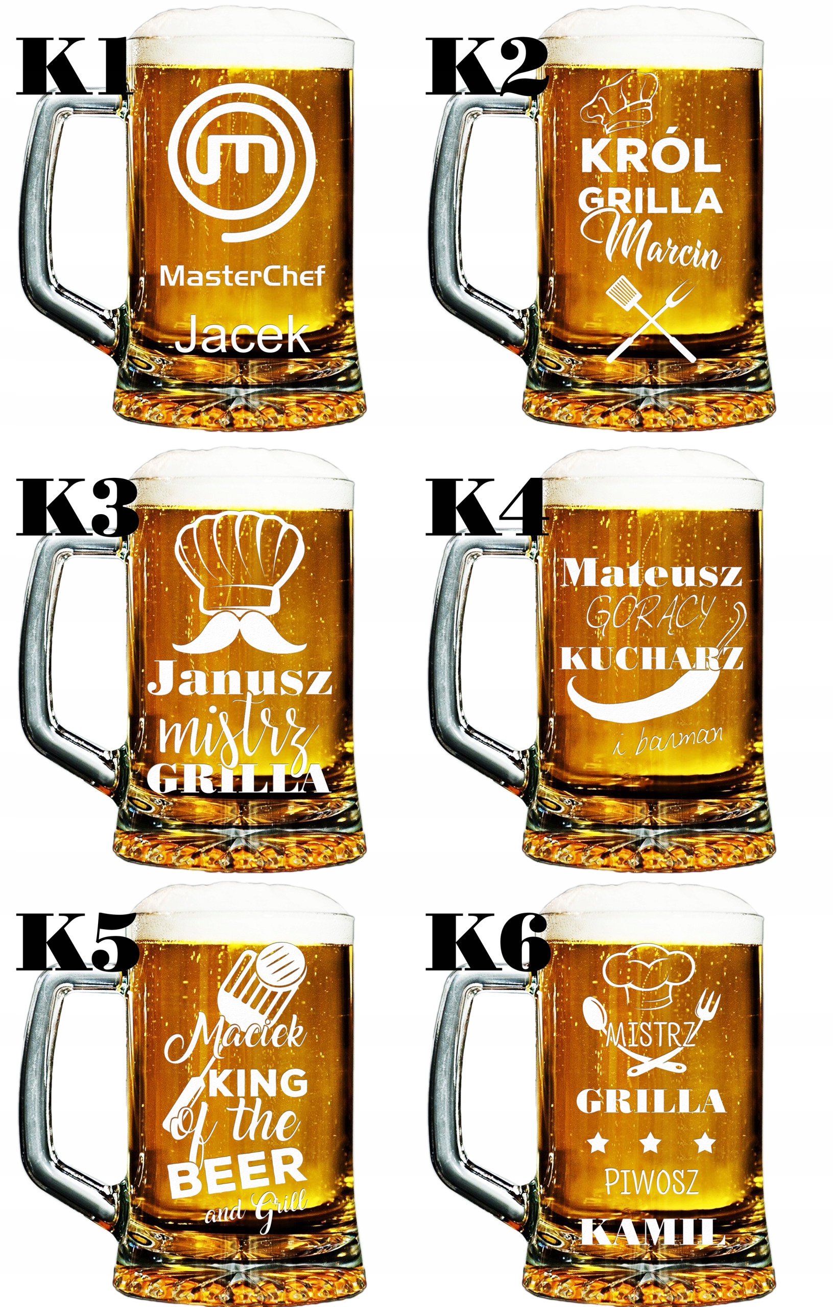 DUŻY ZESTAW GRILL FARTUCH KUFEL NOSIDŁO GRAWER URODZINY PREZENT Y3 Długość (cm) 78