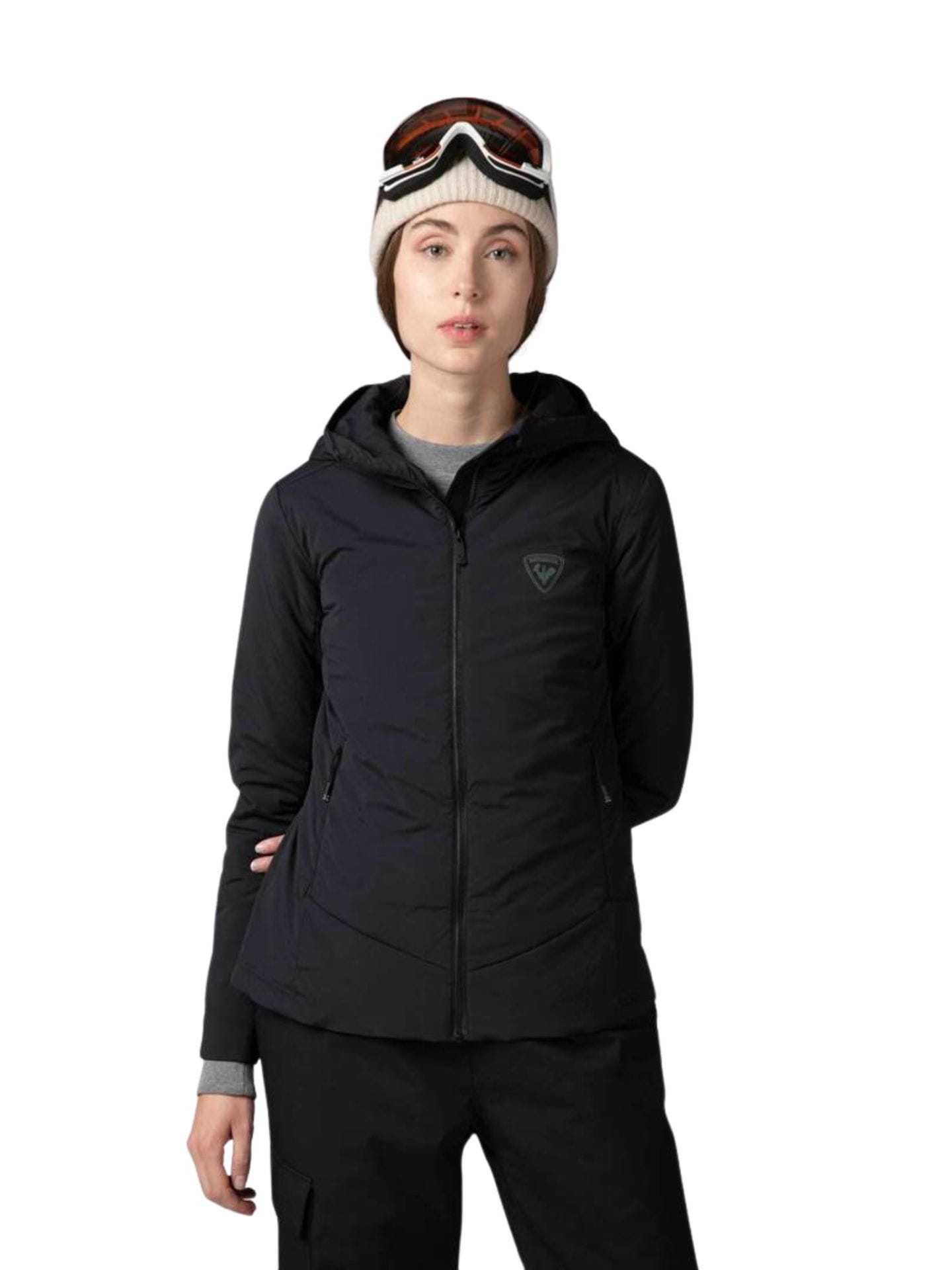 Dámská lyžařská bunda Rossignol W Opside Hoodie Jkt černá S
