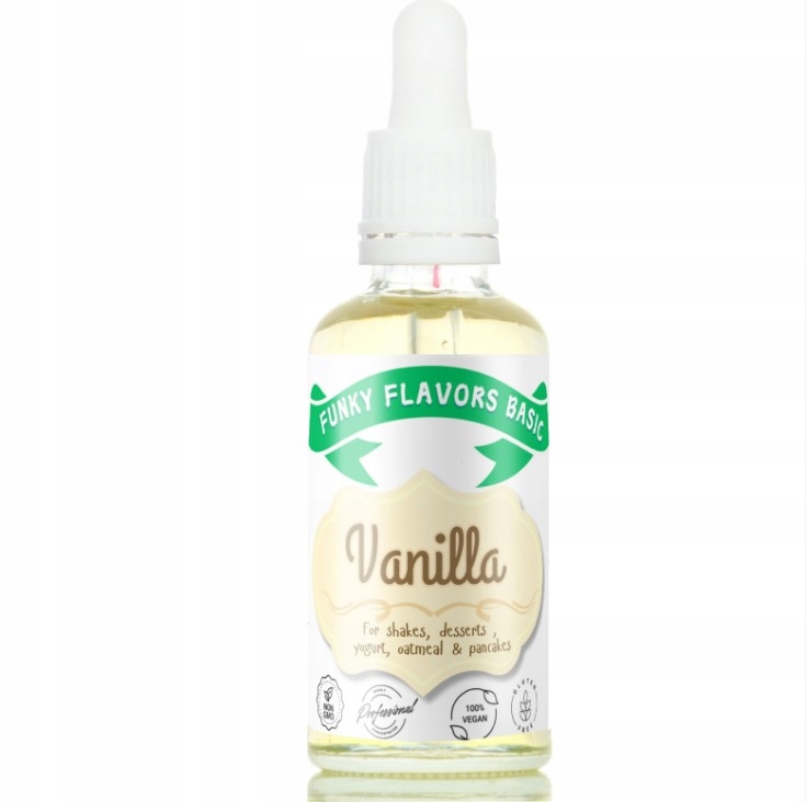 Funky Flavors Basic Vanilla 30ml Waniliowe kropelki bez cukru i słodzików