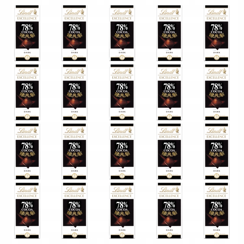 Lindt Excellence 78% Cocoa 100g X20