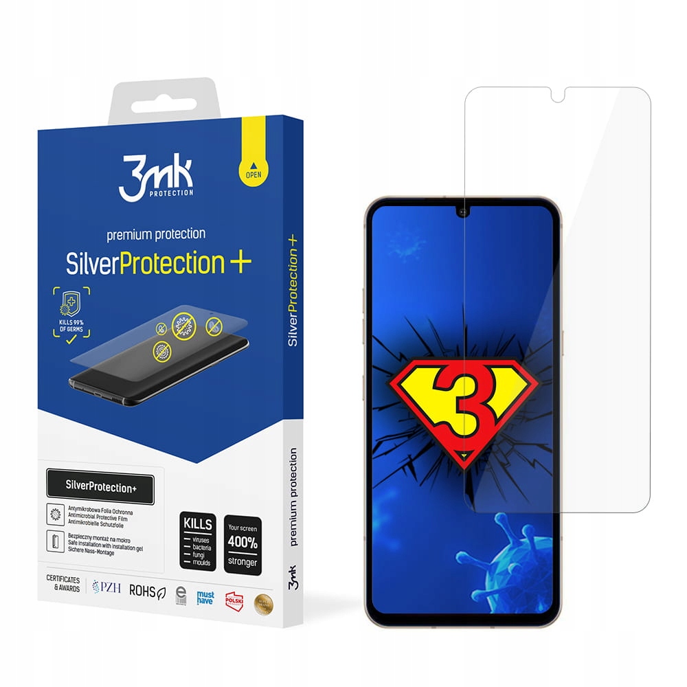 

Folia na cały ekran do Lg V60 ThinQ - 3mk Silver +