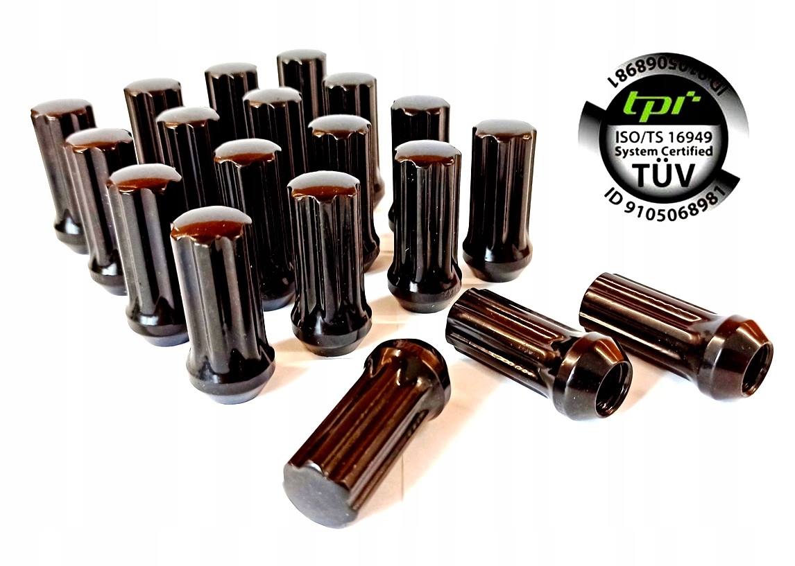 Гайки чорні ТПІ 12кс1. 5кс50мм Форд Тойота Мазда