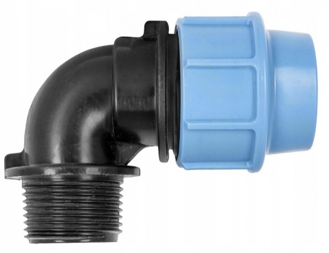 

Kolano skręcane do rury Pe fi 25x 1" Gz Agaflex