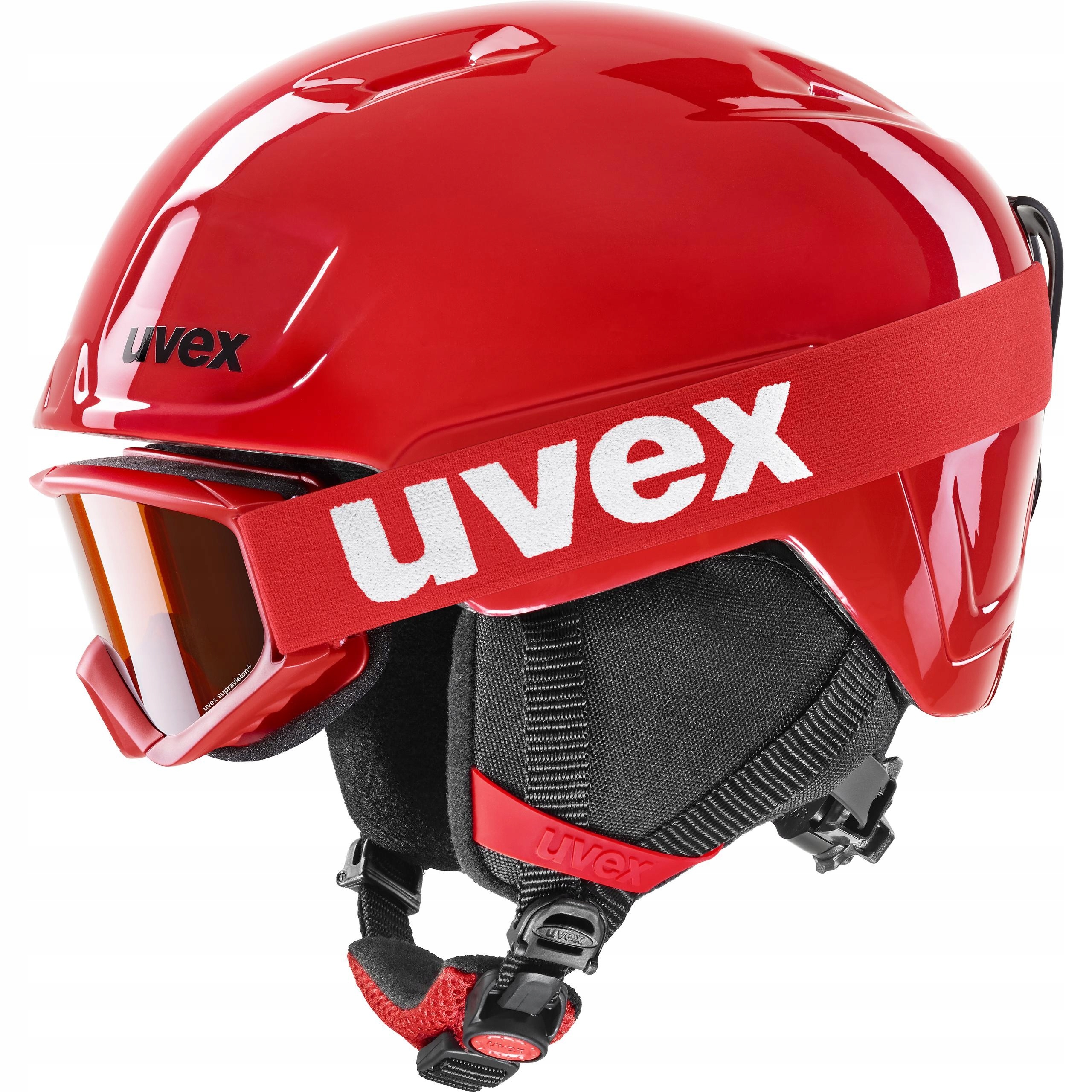 UVEX Heyya Set Red Black 46-50 cm