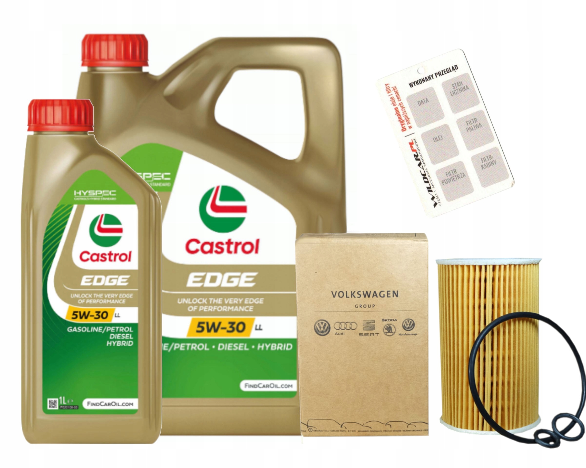 Filter olej 5W30 LL Audi Seat Škoda Vw 1.6 2.0 Tdi