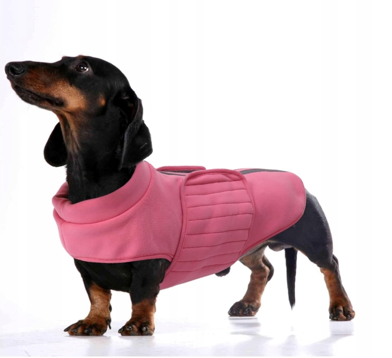 Levně Babepet – růžová fleecová bunda pro psa s reflexními prvky, velikost Xs