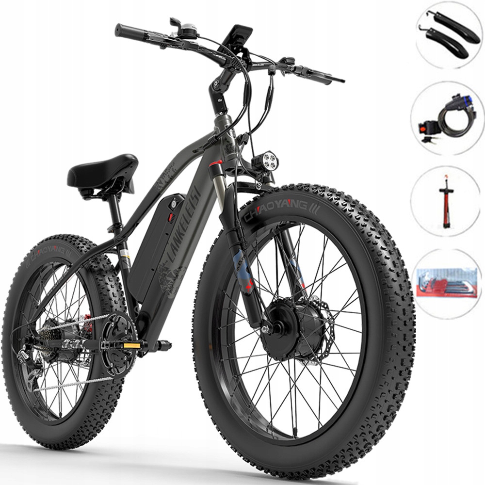 

rower elektryczny Śnieżny 2000W 20Ah 120km 26“ Mtb
