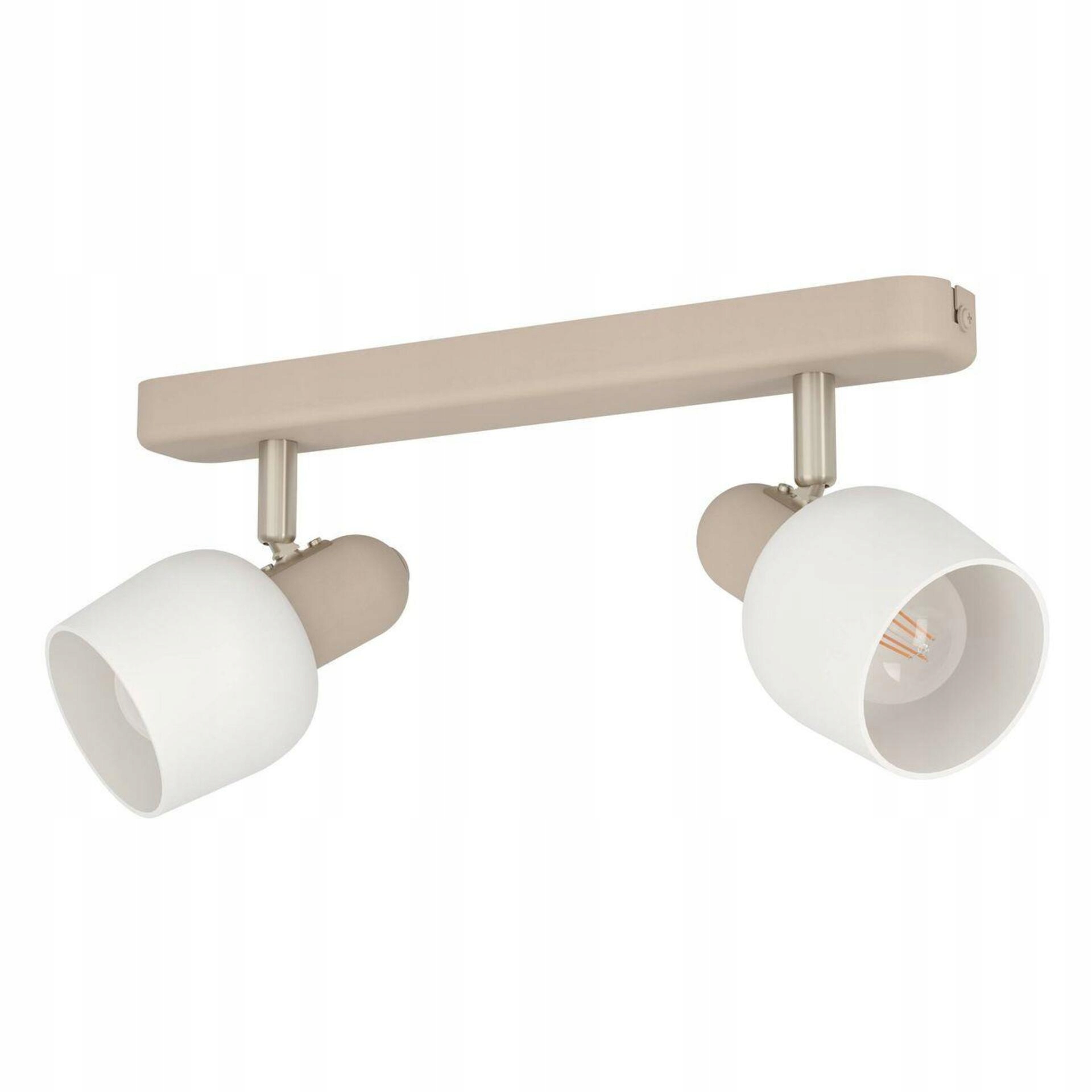 Bodové svítidlo Eglo Corato E14 2x36W béžová/bílá 900715