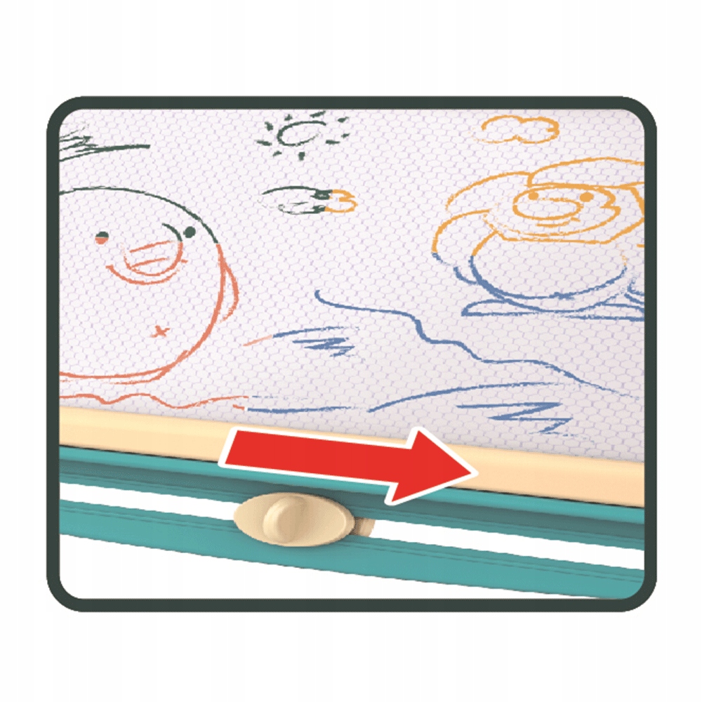 ZNIKOPIS DUŻA TABLICA DO PISANIA MALOWANIA DLA DZIECI + 3 STEMPELKI MATADI Certyfikaty, opinie, atesty CE EN 71