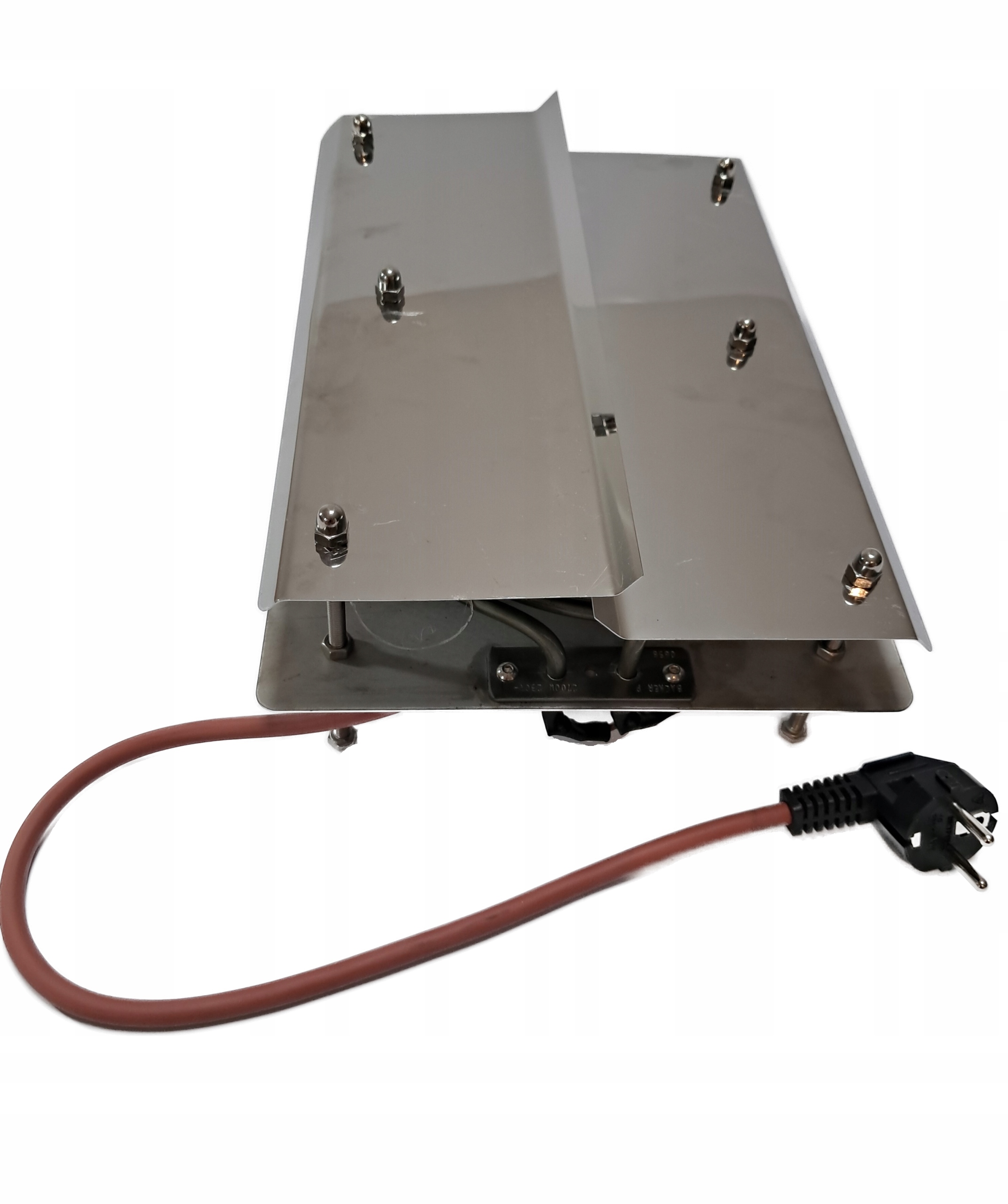 Nerezový deflektor ohřívač 2 kW s kabelem