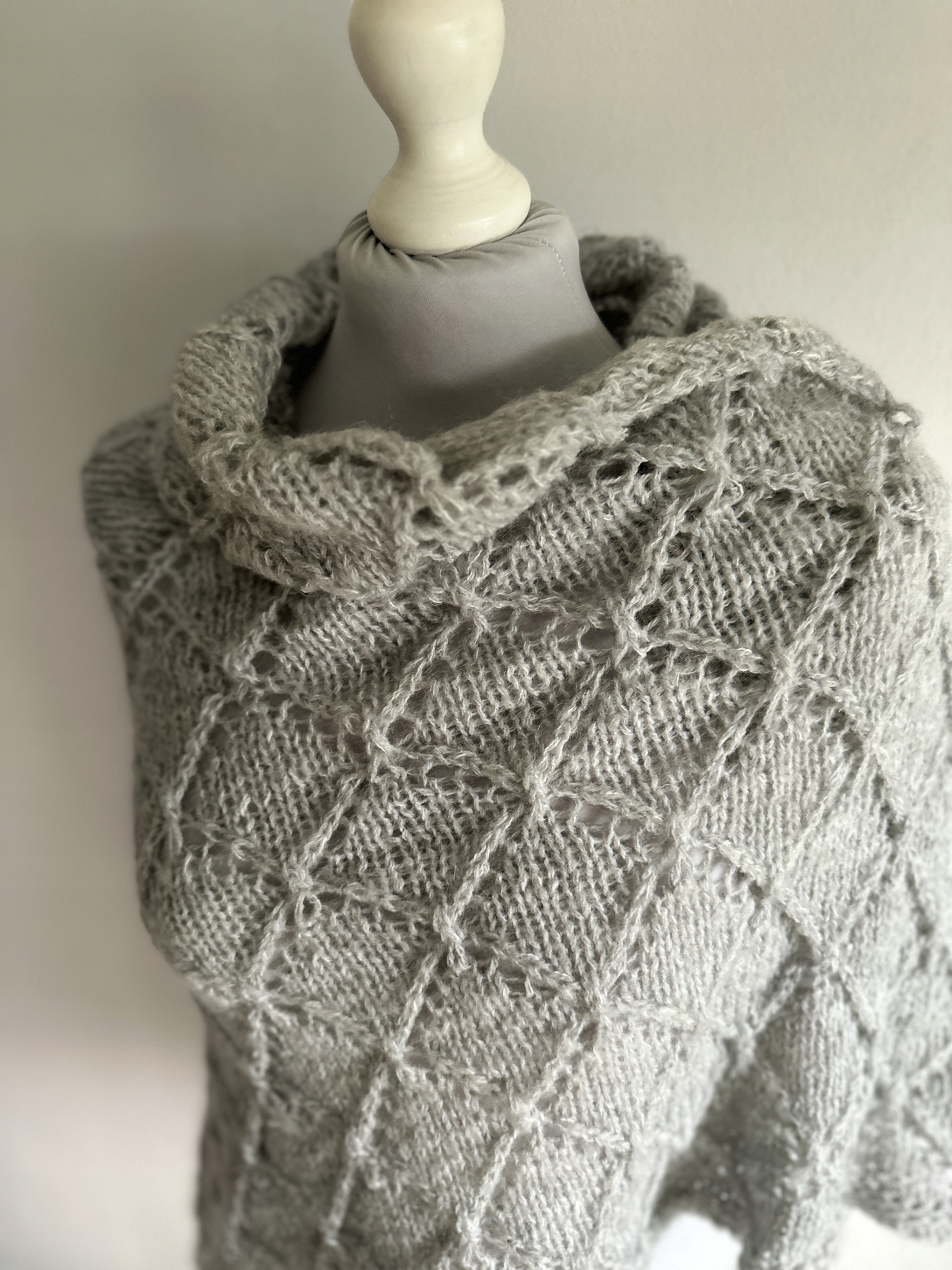 Šátek Cinza handmade
