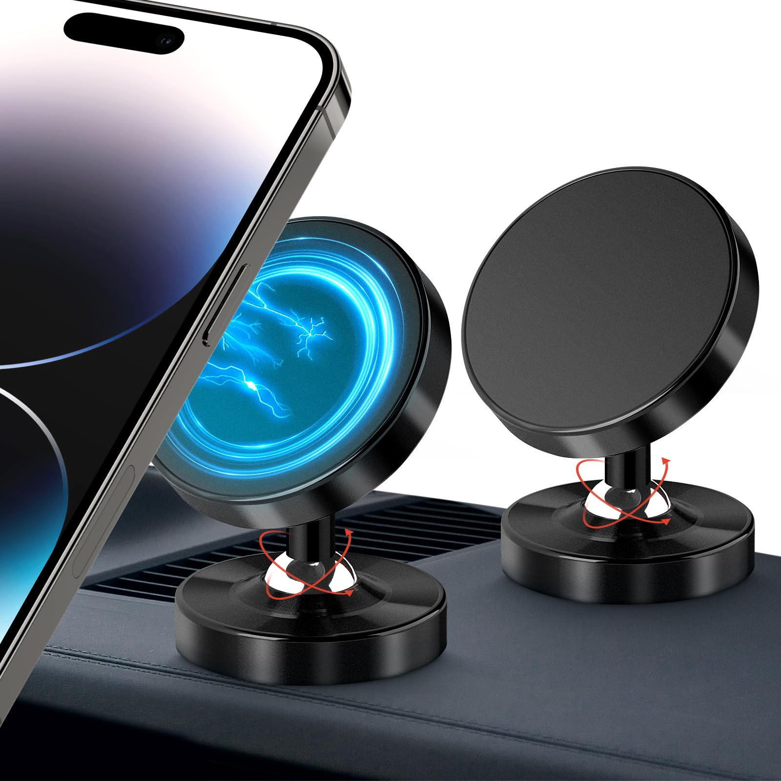 Magnetický držák do auta Viedouce 360 stupňů otáčení, stabilní, univerzální