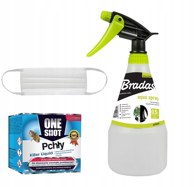 

Skuteczny Środek Na Pchły 30ML Zestaw Opryskiwacz