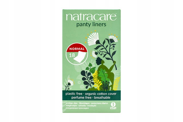 Natracare Bawełniane Wkładki higieniczne Normal 18 szt