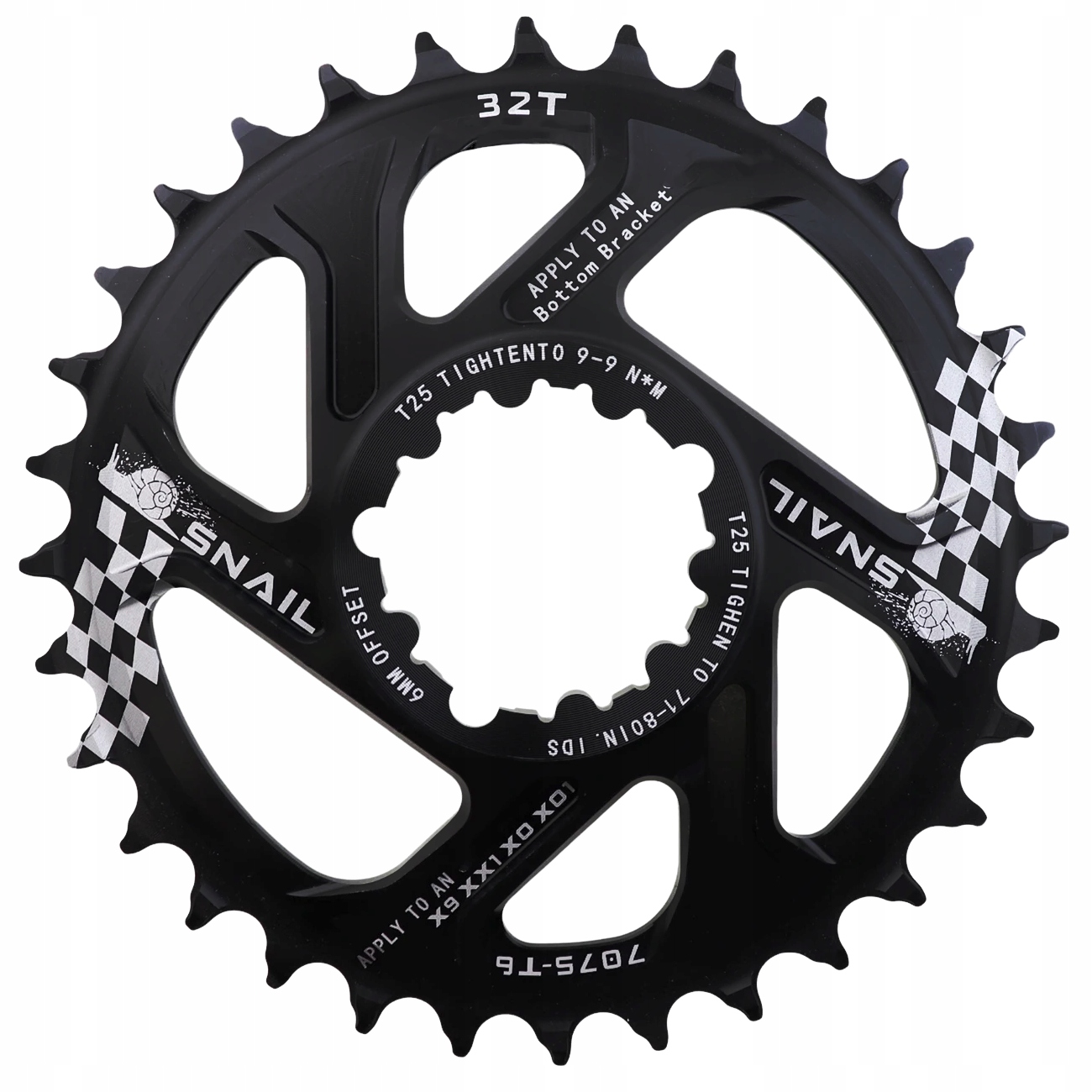 Zębatka Narrow Wide Snail do korby Sram Gxp 32T Direct Mount 6 mm Offset