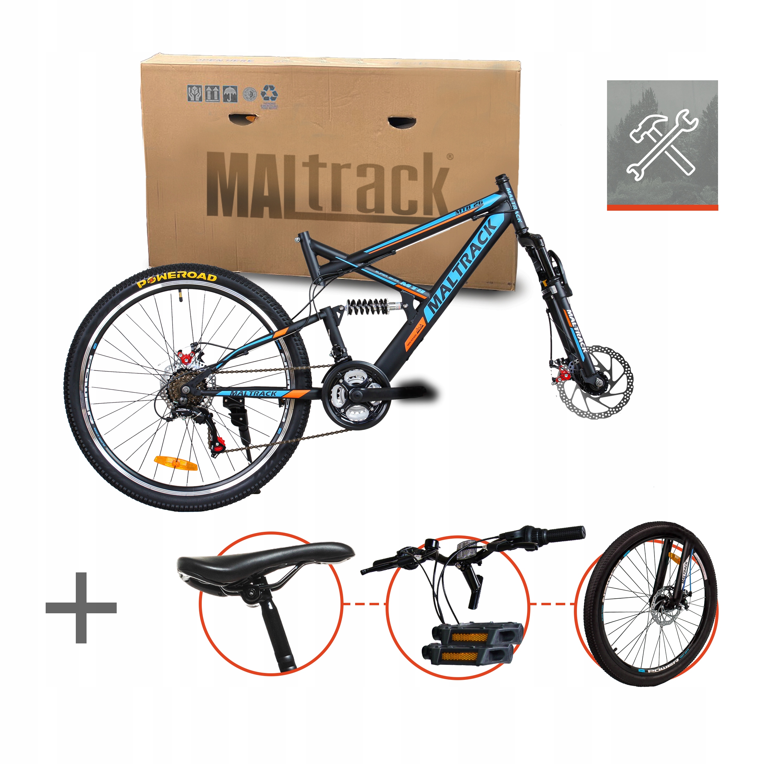 SHIMANO MTB MOUNTAIN BIKE Tlumiče 26'' LAHVE BLATNÍKY 18 PŘEVODŮ Počet převodů 18