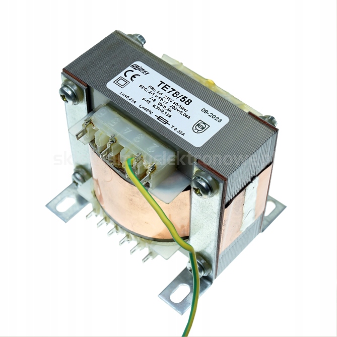 Síťový transformátor pro lampové systémy TE78/58