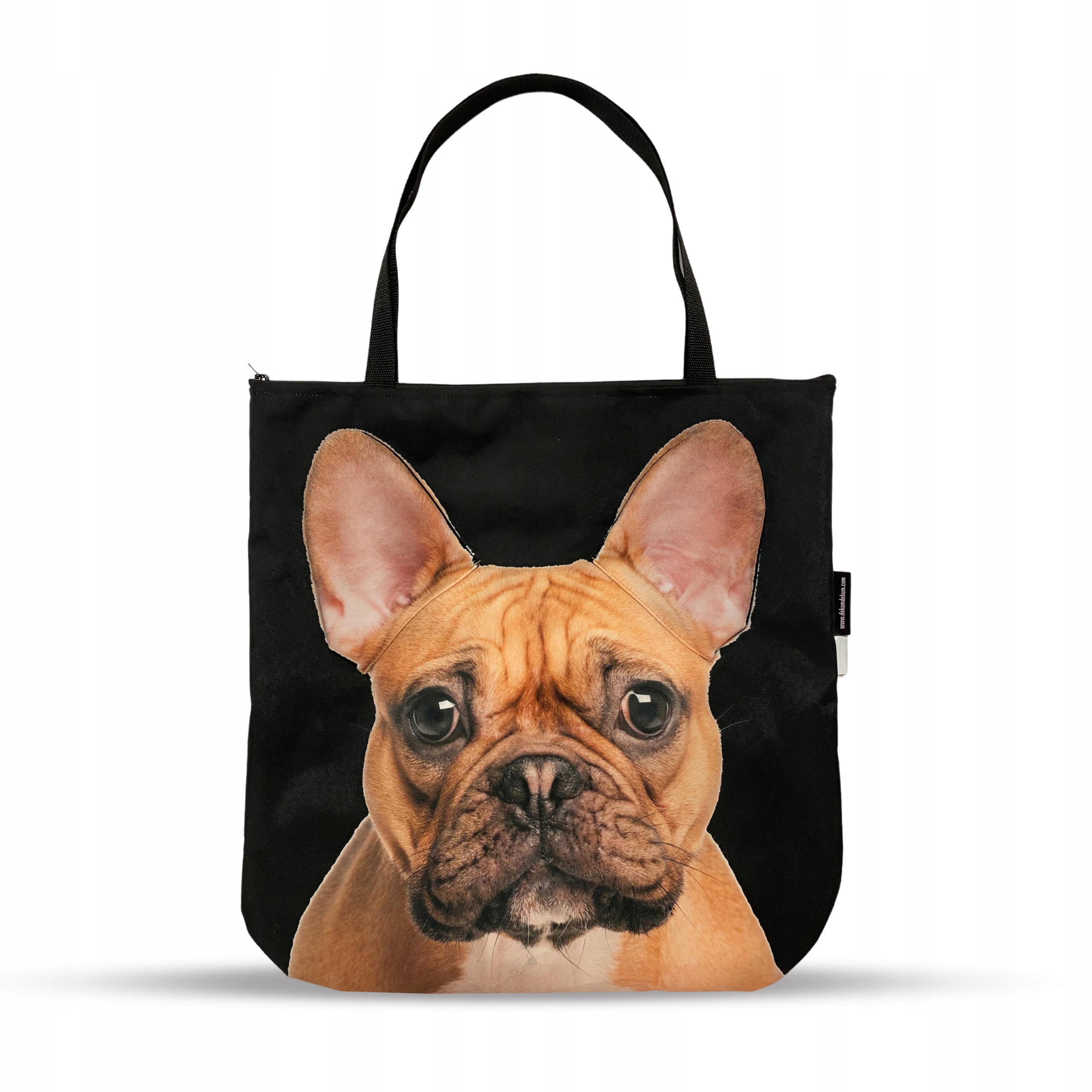 TORBA 3D psem BULDOGIEM FRANCUSKIM duża na prezent